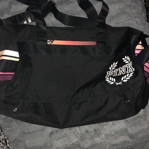Pink gym bag